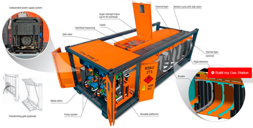 }portable gas stations mexico